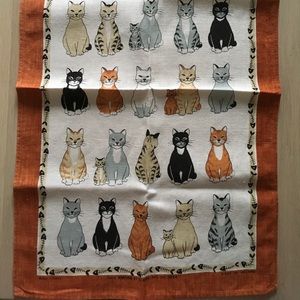 Decorative cats kitchen towels